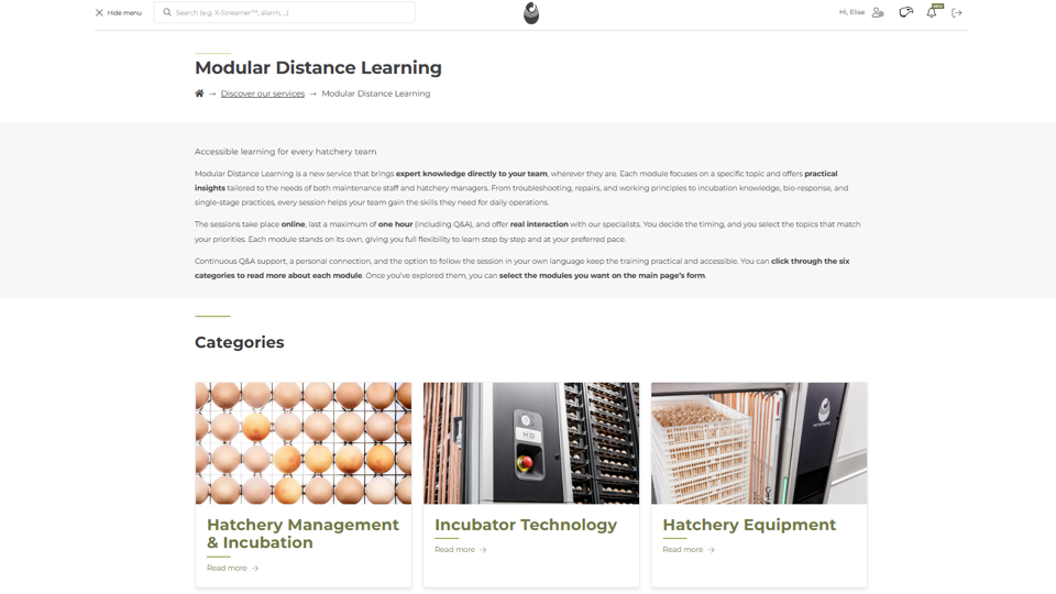 Petersime modular distance learning